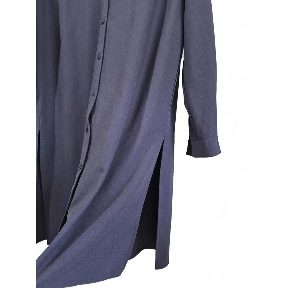 Grace Elements Navy Blue Button Down Tunic Style … - image 2
